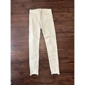 Zara White Pants, Sz Small, +